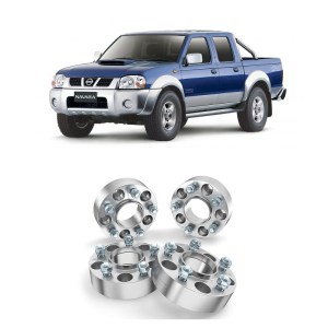 Wheel-spacers-silver-250mm-Nissan-navara-d22-2001-2013