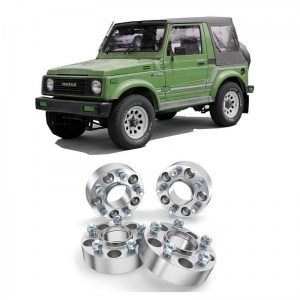 Wheel-spacers-silver-250mm-Suzuki-samurai-1988-barolas