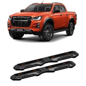 isuzu-Dmax-2019-side-steps-iron-matte-black-with-led-2pcs-ab022-with-type-diamond